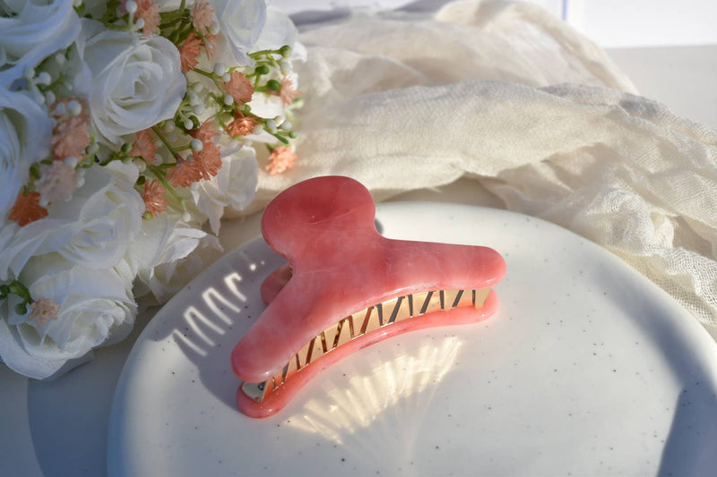 Rose Quartz French Claw