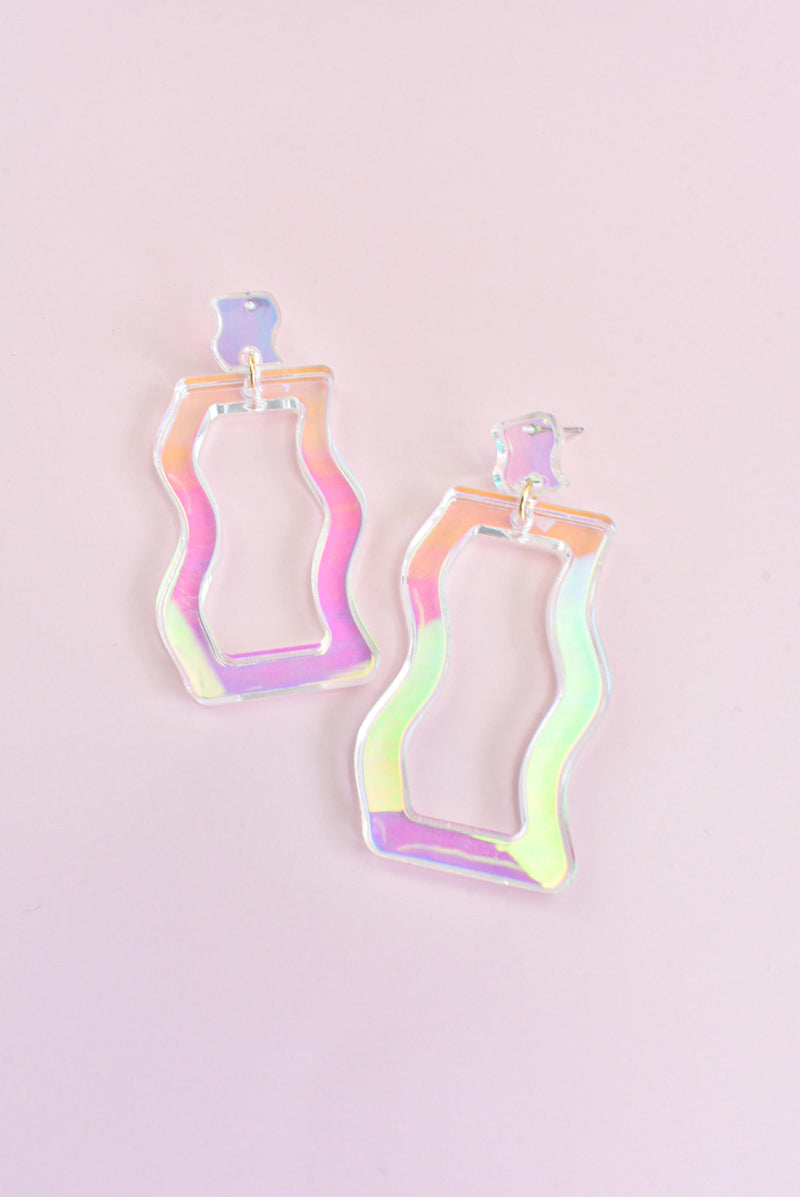 WAVY IRIDESCENT DECO DROPS