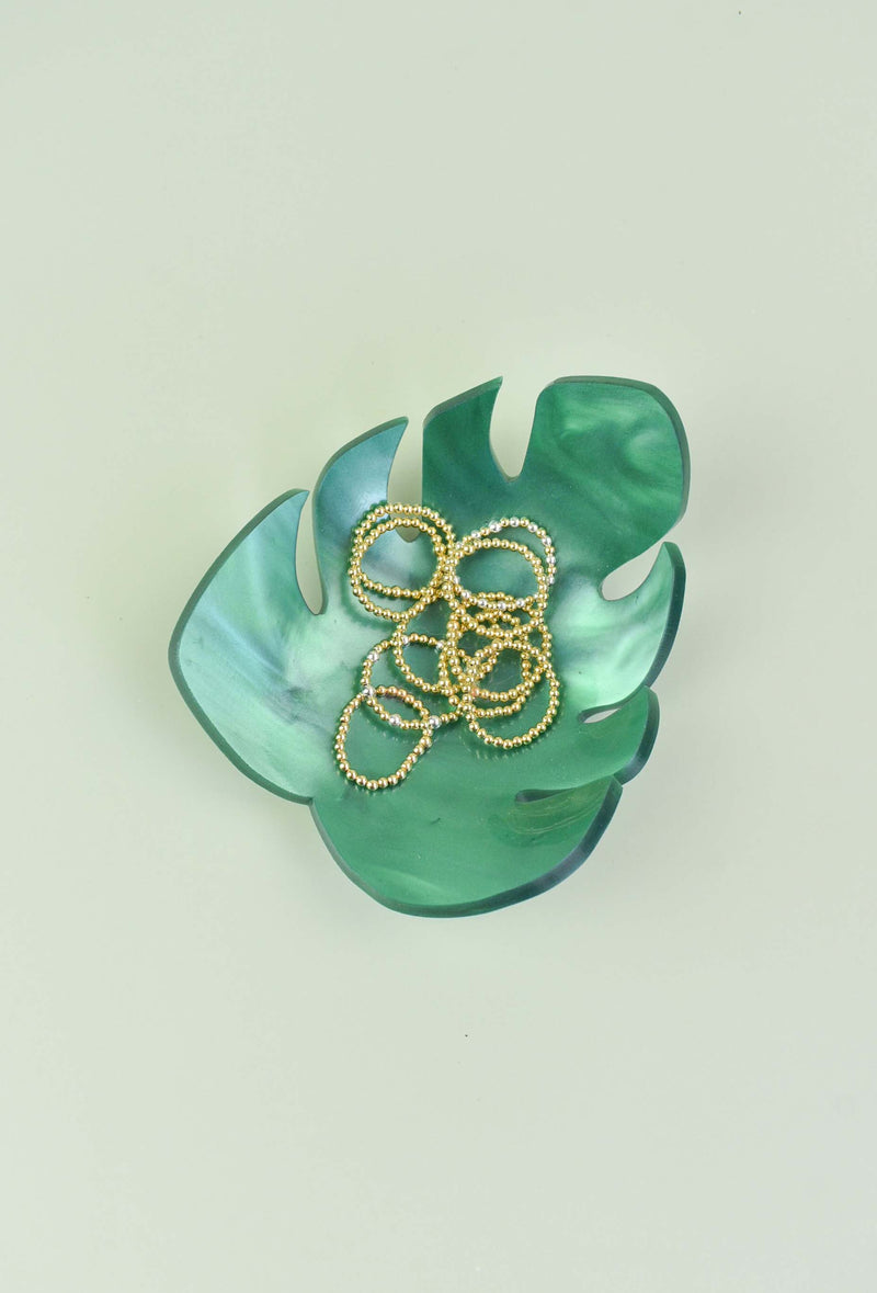 MONSTERA LEAF RING DISH